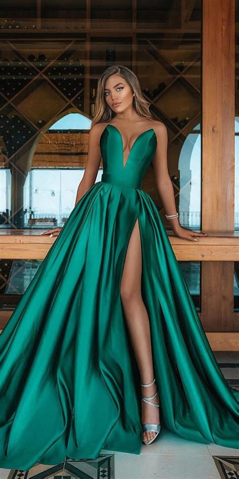 dark green dress for wedding